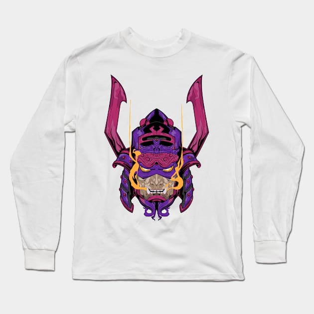 Galactus Oni Samurai Long Sleeve T-Shirt by AlternateRealiTEE